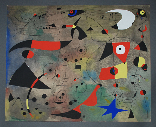 Femme et oiseaux (Miró)